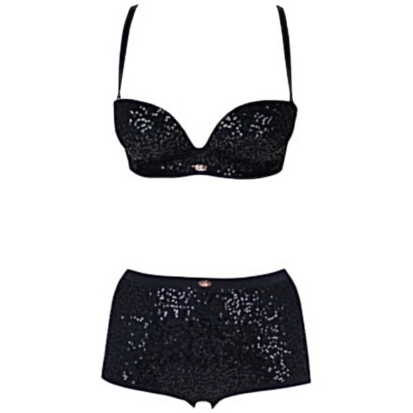 Sequined Embellished Sexy Bra & Briefs by  Gossard Today only price $ - Picture 3 of 16